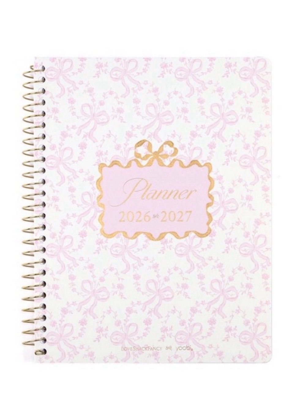 LoveShackFancy x Target Monthly and Weekly Planner Coquette Bow